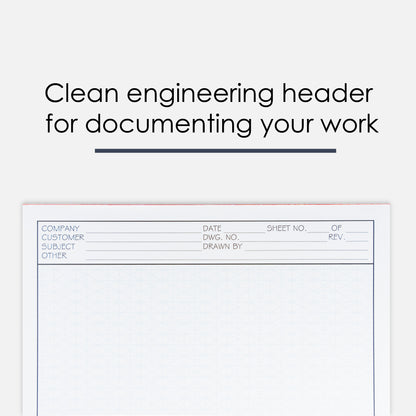 GeekNavy Isometric Grid Graph Paper Pad, 8.5″ x 11″ Portrait